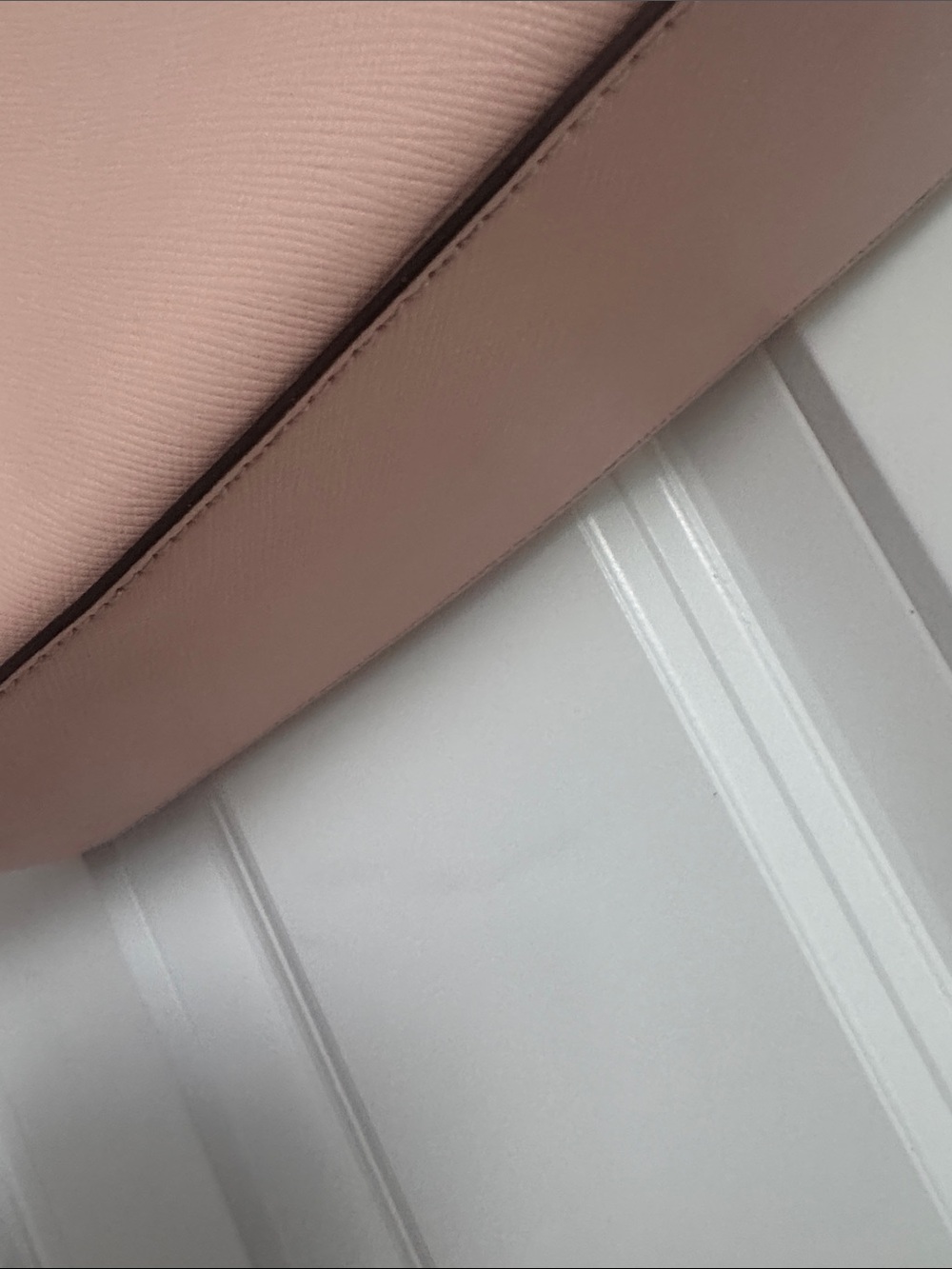 kate spade Pale Pink Leather Crossbody with Gold Chain - Picture 5 of 9
